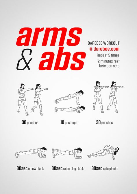 Arms & Abs Workout by DAREBEE #darebee #workout #fitness #abs Abs And Arms Workout At Home, Arm And Abs Workout, Arms And Abs Workout, Ab And Arm Workout, Physical Goals, Workout Morning, Light Workouts, Easy Fitness, Evening Workout