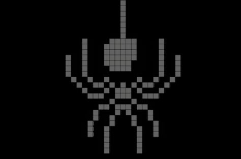 Spider Pixel Art Halloween Pixelart, Spider Pixel Art, Emo Pixel Art, Grunge Pixel Art, Goth Pixel Art, Animal Pixel Art, Spider Animal, Spiderman Pixel Art, Modele Pixel Art