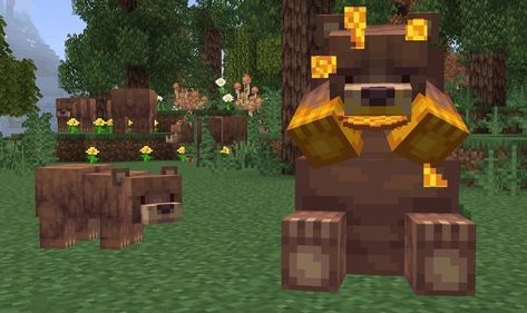 Minecraft Biomes, Mobs Minecraft, Minecraft Addons, Minecraft W, Cartoon Expression, Grizzly Bears, Minecraft Anime, Minecraft Mobs, Amazing Minecraft