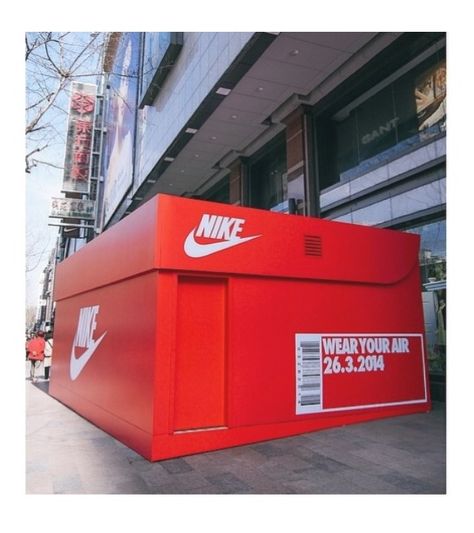 Giant Shoe Box, Nike Wear, Air Max Day, Nike Yoga, Sports Brands, Sit Back, Shoe Box, Nike Sportswear, Atom