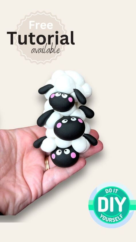 How to make this adorable Sheep out of Foam Clay - HumbleBeesCreations Foam Clay Crafts, Clay Sheep, Kids Craft Ideas, Foam Clay, Foam Art, Clay Crafts For Kids, Chocolate Covered Marshmallows, Fun Easter Crafts, Kids Clay