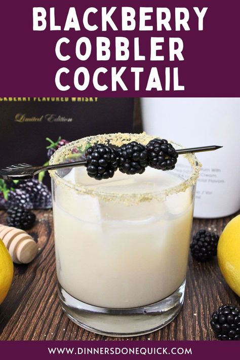 Craving something extra special? Mix up my Blackberry Cobbler Cocktail, featuring Crown Royal Whiskey! It's a symphony of ripe blackberries, cinnamon, and a hint of lemon in every sip. Easy to make, impossible to resist. Pin it today and treat yourself to a flavor sensation! 🍹 Blackberry Crown Royal Recipes, Crown Royal Blackberry, Blackberry Cocktail, Crown Royal Drinks, Whiskey Drinks, Whiskey Cocktails Crown Royal Blackberry Sangria, Cocktails With Salted Caramel Crown Royal, Howler Head Whiskey Cocktails, Blackberry Alcoholic Drinks, Fun Whiskey Cocktails, Blackberry Crown Royal Drink Recipes, Blackberry Moonshine Cocktails, Blackberry Mule Cocktail, Crown Royal Blackberry