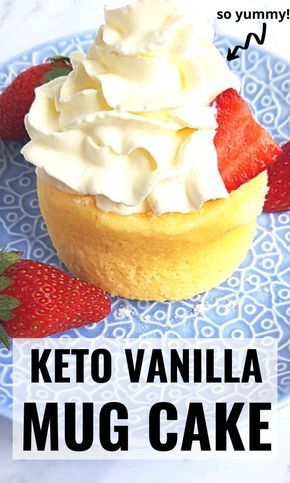 Keto Vanilla Mug Cake, Vanilla Mug Cake Recipe, Vanilla Mug Cake, Coconut Cheese, Microwave Mug Cake, Low Carb Mug Cakes, Keto Chocolate Mug Cake, Keto Mug, Cake In A Mug