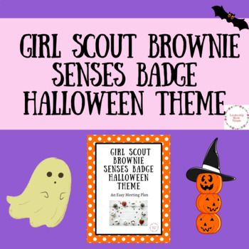 Brownie Senses Badge Ideas, Brownies Senses Badge Ideas, Halloween Girl Scout Activities, Home Scientist Brownie Badge Halloween, Girl Scout Halloween Party, Senses Brownie Badge, Brownie Senses Badge Halloween, October Girl Scout Meeting Ideas, Girl Scout Halloween Activities