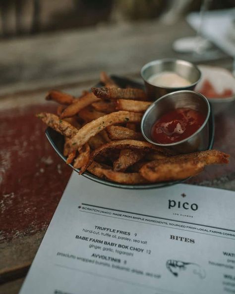 Truffle Fries at Pico restaurant. Find detailed itinerary through the best wine regions in California from SoCal, starting in Temecula and ending in Santa Barbara County including the best Santa Ynez wineries. #californiawineries | California wine country vacation | temecula california wineries | best wineries in california | santa maria valley california | santa maria wineries | temecula wineries wine tasting | santa ynez valley things to do | temecula california things to do Santa Ynez Wineries, California Wine Country Vacation, California Wineries, Country Vacation, Temecula Wineries, Truffle Fries, Temecula California, Southern Girls, Santa Ynez