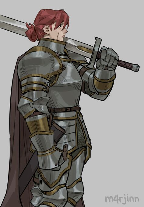 Anime Knight, Armor Drawing, Female Armor, Knight Art, Dungeons And Dragons Characters, Fantasy Armor, Armor Concept, Arte Fantasy, Fantasy Rpg