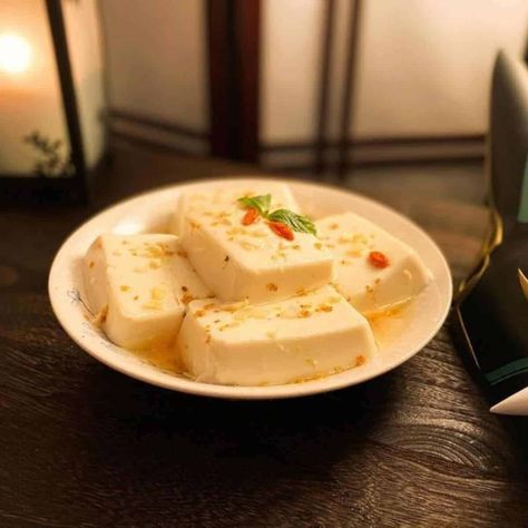 Easy Almond Tofu Recipe (Silky Soft Texture Guaranteed) Wangshu Inn, Xiao Widget, Xiao Aesthetic, Desserts Japanese, Kawaii Baking, Tofu Turkey, Almond Tofu, Cake And Tea, Gluten Free Asian