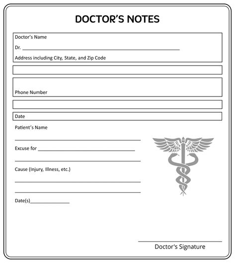 Printable Doctors Note Template For School Doctors Excuse Template, Doctors Notes For Work, Doctors Note Template For School, Fake Doctors Note For School, Doctors Note Template Free Printable, Doctor Notes For Work, Medical Records Organization, Doctors Note Template For Work, Barbie Template