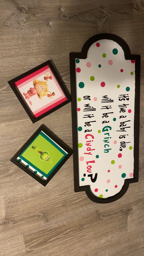 Grinch Gender Reveal Ideas Decoration, Christmas General Reveal Ideas, The Grinch Gender Reveal, Grinch Themed Gender Reveal, Grinch Gender Reveal Ideas, Grinch Gender Reveal, Grinch Baby, Themed Gender Reveal, Christmas Gender Reveal