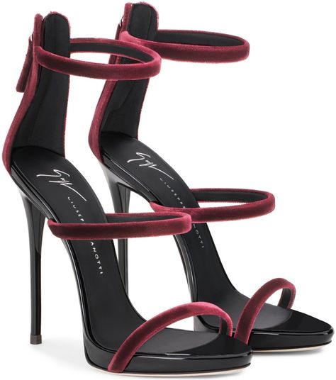 Shoes Popular, Black Velvet Shoes, Hak Tinggi, Black Heeled Sandals, Velvet Sandals, Dr Shoes, Giuseppe Zanotti Heels, Womens Black Booties, Platform High Heel Shoes