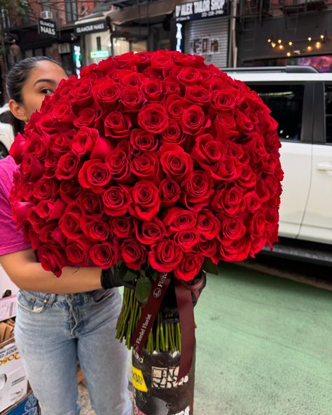 300 roses bouquet #300roses #roses #rosesnyc #nyc #newyork #newyorkcity Roses Bouquet, Rose Bouquet, Florist, Roses