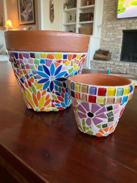 Mosaic Terra Cotta Pots, Mosaic Pots Terra Cotta, Mosaic Flower Pots Terra Cotta, Flower Pot Mosaic, Mosaic Tile Planter, Mosiac Tile Flower Pot, Mosaic Vase Mozaico, Mosaic Pot, Mosaic Planters