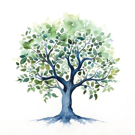 Photo beautiful tree of life digital art... | Premium Photo #Freepik #photo Tree Of Life Illustration, Clinic Branding, Sacred Tree, Minimalist Watercolor, Watercolor Tree, Spring Tree, Tree Images, Tree Logos, Pattern Inspiration