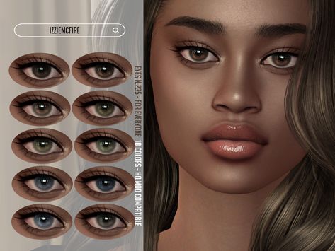 Sims 4 Eye Cc Color, Ts4 Eyes Cc, Sims Eyes Cc, Sims 4 Eye Colors, Sims 4 Eye Color Cc, Sims Face, Cc Eyes, Paint Eyes, Sims 4 Cc Eyes