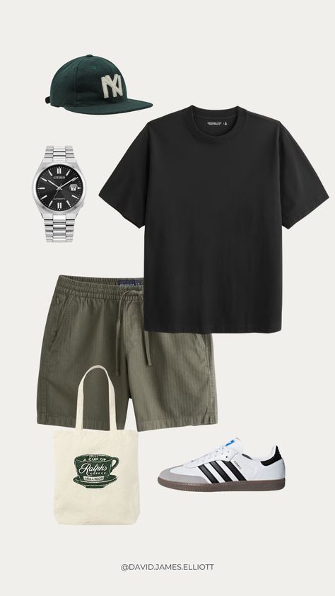 How To Style Adidas Samba Men, Samba Outfit Men Shorts, Simple Outfits Men Street Fashion, Boyfriend Outfit Men Simple, Abercrombie Mens Outfits, Men’s Abercrombie Outfits, Men Adidas Samba Outfit, Men’s Adidas Samba Outfit, Basic Men Outfit Simple