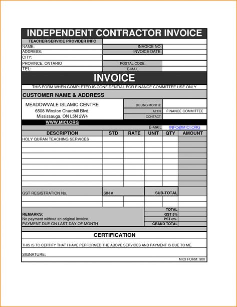 printable contract employee invoice template 4 – elsik blue cetane contract employee invoice template Invoice Example, Job Cv, Resume Professional, Design Resume, Resume Layout, Concrete Contractor, Template Resume, Cover Letters, Statement Template