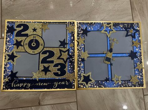 Prom Scrapbook Pages, New Year’s Eve Scrapbook Layouts, New Years Scrapbook Page, New Years Scrapbook Layouts, Prom Scrapbook Layouts, Graduation Scrapbook Layouts, Scrapbook Prom, Prom Scrapbook, Year Scrapbook