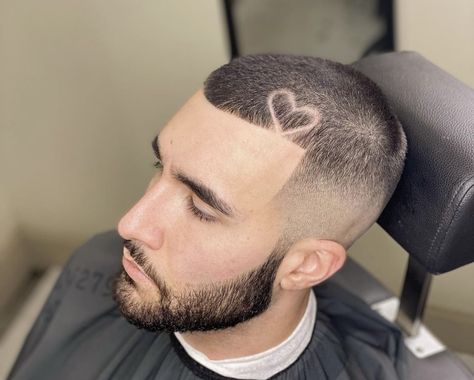 Drake Heart Haircut, Haircut Design, Haircut Designs, Drake, Rings For Men, Hair Cuts, Design