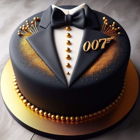 Tuxedo Cakes For Men, Male 60th Birthday Cake, 40th Birthday Cake For Men My Husband, Modern Cake Designs For Men, 23 Birthday Cake Men, Cake 50th Birthday Men, Black Cake For Men, Men's Cakes Birthday, Men’s 40th Birthday Cake