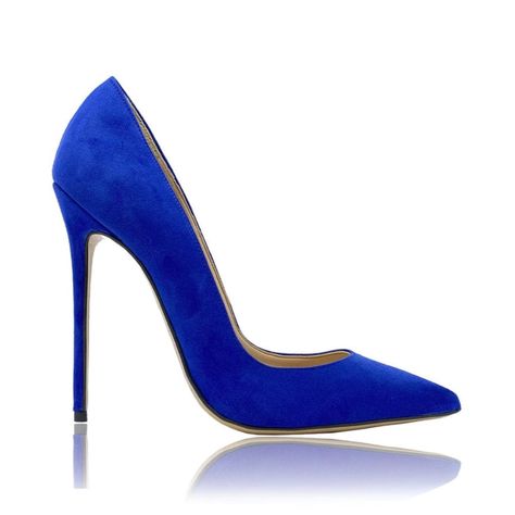 Malia Suede Bluette Brand New - Never Worn Dcollet Pointed Toe In Suede With 100mm Or 120mm Stiletto Heel Upper: Suede Interior: Leather Sole: Non-Slip Fit: Regular Heel Height: 120mm | 4,8" Inches Heel Height: 100mm | 4,0" Inches Handcrafted Footwear 100% Made In Italy Royal Blue Heels, Blue Suede Heels, Fashion Corner, Blue Pumps, Blue Heels, Calabria, Pump Sandals, Blue Suede, Suede Heels