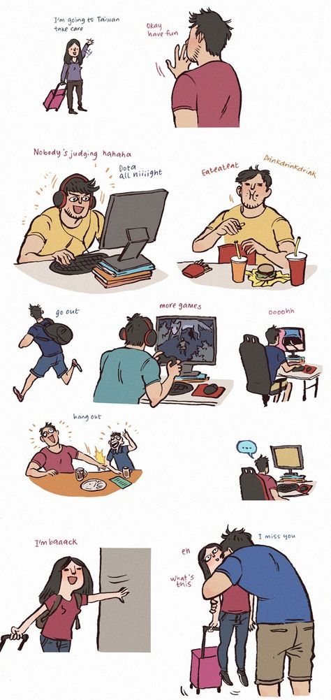 What It's Like To Date A Giant Nerd (10+ Pics) My Giant Nerd Boyfriend, Nerd Couple, Nerd Boyfriend, Relationship Comics, Kids In Love, Couples Comics, Cartoon Strip, Short Comics, Relationship Memes