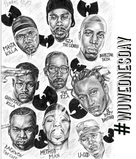 Wu Tang Forever, Ghostface Killah, Wu Wear, Method Man, Real Hip Hop, Wu Tang Clan, Hip Hop Art, Music Artwork, Skull Drawing