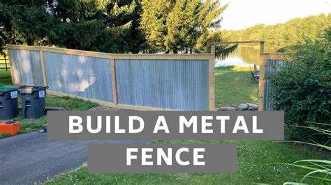 Pin on Remodel Diy Metal Fence, Sheet Metal Fence, Corrugated Metal Fence, Diy Backyard Fence, Fence Diy, Diy Privacy Fence, Corrugated Steel, Metal Fence Panels, Privacy Fence Designs