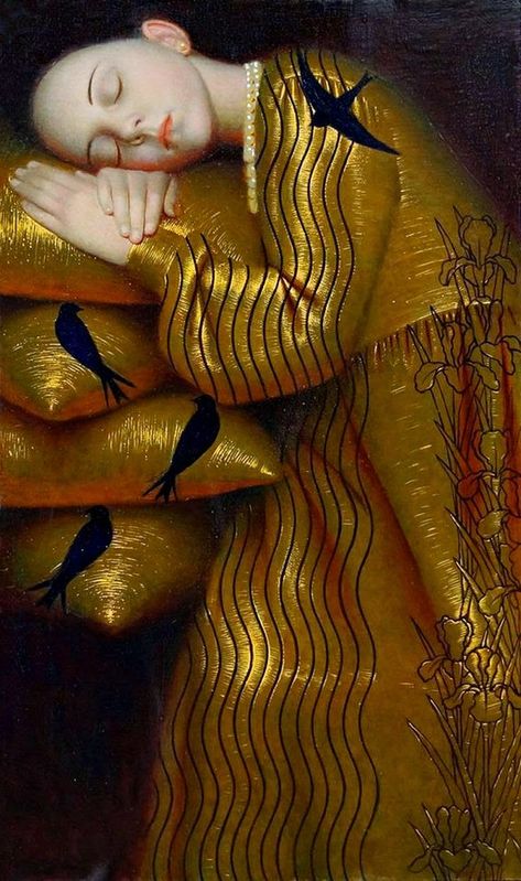 Andrey REMNEV ✿ | Catherine La Rose ~ The Poet of Painting Andrey Remnev, Frank Dicksee, Moscow Art, Jan Van Eyck, Alfons Mucha, Motif Art Deco, Magic Realism, Digital Museum, Camille Pissarro