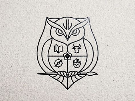 Heraldry Design, Family Shield, Crest Logo, Owl Family, Letterpress Invitations, Shield Logo, Learn Art, Graphic Elements, Family Crest