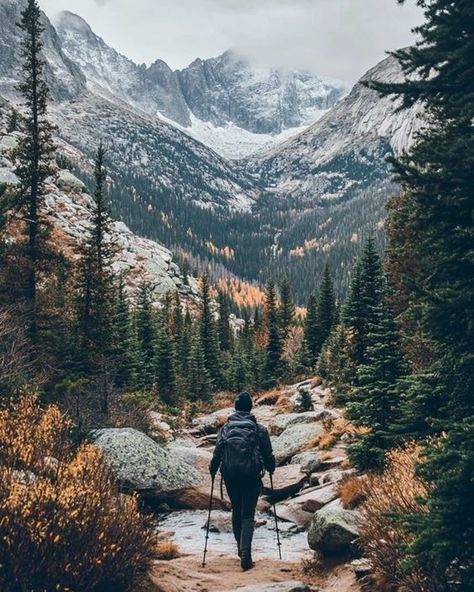 Into the wilderness 🏔️🍂. There’s something magical about a solo hike through the mountains. Where do you find your peace? 🌲✨ #MountainEscape #NatureTherapy #SoloAdventure #findyourpath Mountain Trip Aesthetic, Accountant Wallpaper, Charted Accountant Wallpaper, Hiker Aesthetic, Life Visualization, Charted Accountant, Mountain Hiking Aesthetic, Hike Pictures, Solstice Traditions