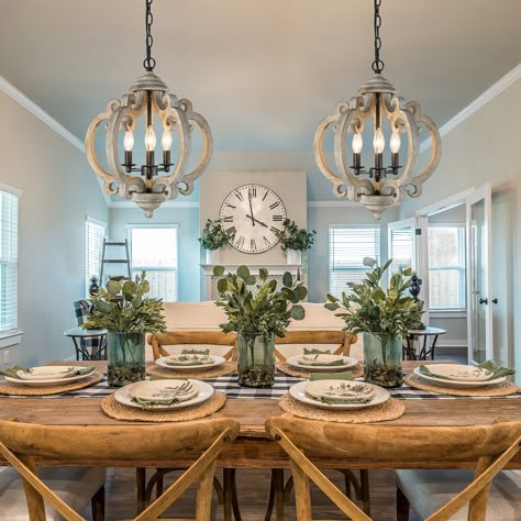 Country chic living room