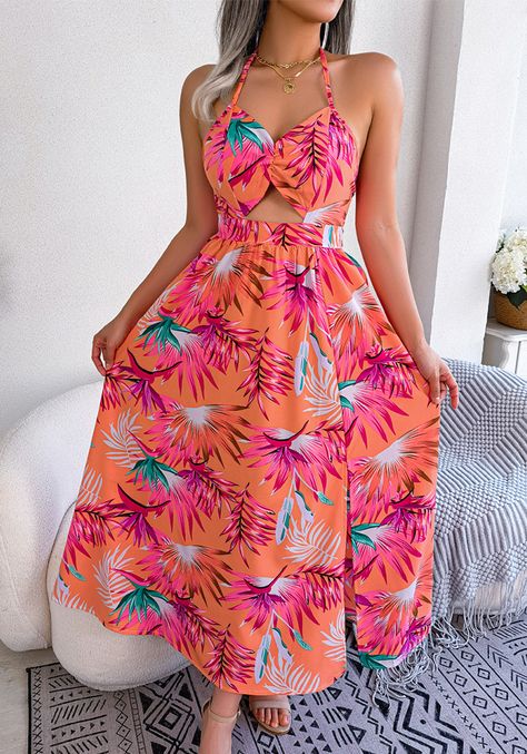 Item NO.: RQ_8509Price: US$ 9.37Category: Dresses > Maxi DressesColor: orange, blue, whiteSize: S, M, L, XLDescription: PolyesterDetail: This Women Holidays Sleeveless Hollow Slip Maxi Beach Dress Design Made Of High Quality Polyster And Spandex Material, Which Is Stretchy, Soft And Comfortable. The Is Always On Trend. This Casual Maxi Dresses Is a Must-Have For Vocations And Dating Occasions. Maxi Dresses At Global Lover Comes With Huge Selections Of Colors, Sizes, Material, And Designs. When Y Casual Dress Patterns, Vestido Plus Size, Beach Maxi Dress, Backless Maxi Dresses, Floral Print Maxi Dress, Floral Print Maxi, Outfit Look, Botanical Print, Printed Ties