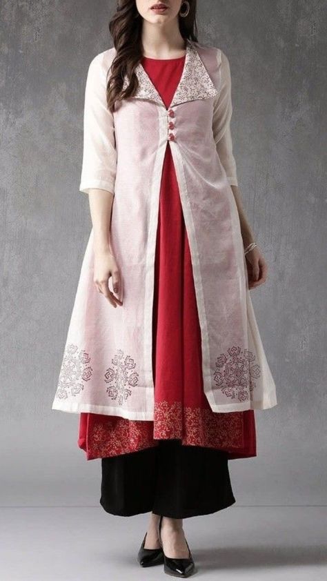 Global Desi, Shrug For Dresses, Kurti Designs Latest, Casual Skirt Outfits, Dress Design Patterns, Kurti Designs Party Wear, Sleeves Designs For Dresses, Stylish Party Dresses, Dress Indian Style