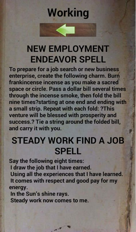 Employment Spell, Fancy Napkin Folding, Real Spells, Witch Spells, White Magic Spells, Hoodoo Spells, Sacred Circle, Luck Spells, Witch Spirituality