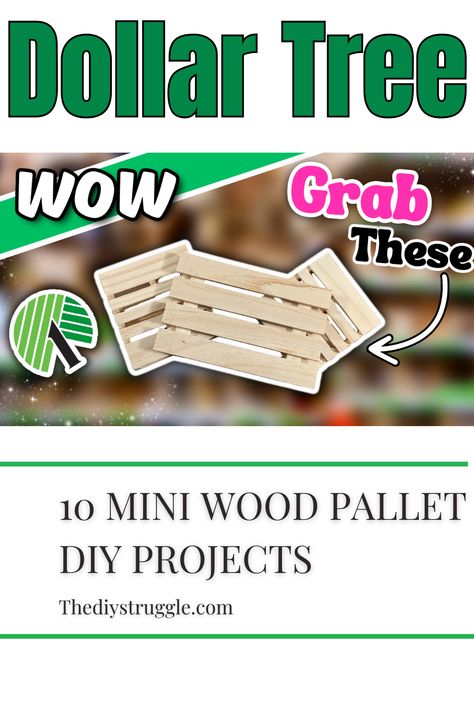 In this video I share 10 Dollar Tree DIY crafts to check out for your next project! These are created with mini wood pallet pieces you can get from dollar tree ! Check out how you can create your own here! Dollar Tree Wood Pallet Diy, Mini Wooden Pallet Crafts, Dollar Tree Wooden Crafts Diy, Dollar Tree Mini Pallet Crafts Christmas, Dollar Tree Mini Pallet Ideas, Mini Wood Pallet Crafts, Mini Pallet Ideas Diy Projects, Dollar Tree Wood Pallet Crafts, Dollar Tree Mini Pallet Crafts Diy