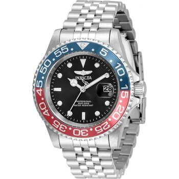 Pro Diver Quartz Black Dial Pepsi Bezel Men's Watch 34102 Invicta Watches Pro Diver, Invicta Pro Diver, Mens Invicta Watches, Best Watches For Men, Invicta Watches, Stainless Steel Band, Watch Sale, Stainless Steel Watch, Men's Watch