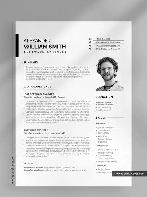 resume template software engineer Engineer Cv Design, Ats Resume Template Free, Cv Engineer, Resumes Template, Software Engineer Resume, Engineering Resume Templates, Cv Sample, Cv Design Professional, Microsoft Word Resume Template