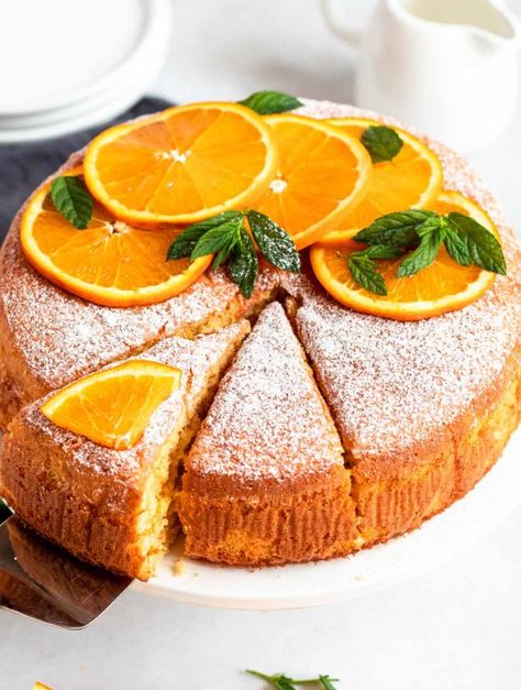 Best Orange Cake, Orange Flavoured Cake, Orange Drizzle Cake, Lemon Curd Cake, Orange Dessert, Citrus Cake, Moist Lemon Cake, Orange Cake Recipe, Breakfast And Brunch