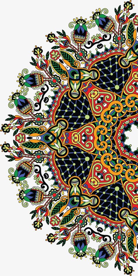 Rajhistani Art, Ethnic Print Pattern, Mandala Png, Islamic Motifs, Design Pattern Art, Persian Art Painting, Ethnic Motifs, Print Design Art, Paisley Art