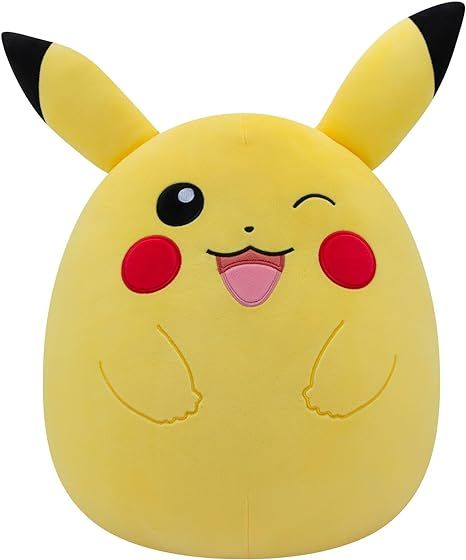 Amazon.com: Squishmallows Pokemon 14-Inch Pikachu Plush - Add Pikachu to Your Squad, Ultrasoft Stuffed Animal Large Plush, Official Kelly Toy Plush : Toys & Games Pokémon Plush, Pillow Pals, Pikachu Plush, Pokemon 20, Pokemon Toy, Pokemon Plush, Teddy Bear Stuffed Animal, Unique Collectibles, Pokemon Cards