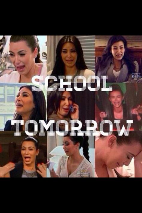 School tmrw kim k Ugly Crying Face, Crying Face, I Hate School, Ugly Cry, School Tomorrow, Hate School, School Memes, Kim K, Teacher Humor