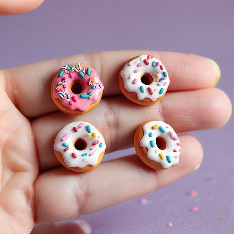 🍩✨ Cute & Amazing Donut Stud Earrings! ✨🍩 Add a sweet touch to your style with our adorable polymer clay donut stud earrings! Handmade with love, these cute accessories are perfect for donut lovers and anyone who loves a bit of fun in their fashion. 🍩💖 🌟 Features: Handmade with high-quality polymer clay Lightweight and comfortable for everyday wear Hypoallergenic posts, perfect for sensitive ears 🎨 Colors & Designs: Available in a variety of frosting colors and sprinkles Custom designs av... Polymer Clay Donut, Polymer Clay Sweets, Clay Donut, Fairy Food, Frosting Colors, Donuts Earrings, Clay Magnets, Craft Stalls, Custom Easter