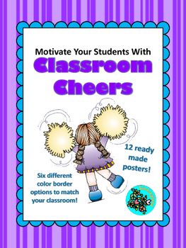 Motivate students of all ages with cheers and chants. Classroom Cheers, Cheers And Chants, Teamwork Activities, Catholic Schools Week, Cheer Posters, Motivate Students, Classroom Games, Work Activities, New Classroom