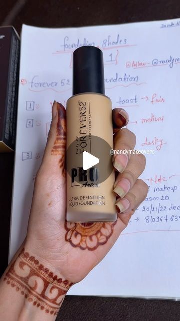 Forever 52 Foundation Shades, Makeup Forever Foundation, Self Makeup, Mehndi Makeup, Makeup Artist Course, Facial Massage Techniques, Forever Foundation, Rajasthani Bride, Beauty Room Salon