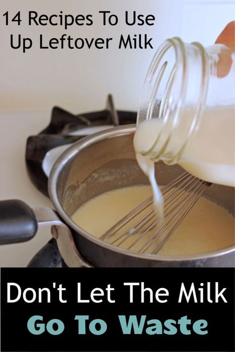 Don't Let The Milk Go To Waste: 14 Recipes To Use Up Leftover Milk - Don't let that milk go to waste! Use up milk in these tasty recipes instead of pouring it down the drain. #mlik #useupmilk #wastenot Milk Uses Desserts, What To Do With Sour Milk Recipes For, Frozen Milk Recipes, What To Make With Milk Recipes, Skimmed Milk Recipes, Recipes Using Milk Dinner, Soups That Use Milk, Recipes Using Milk Desserts, Healthy Recipes With Milk