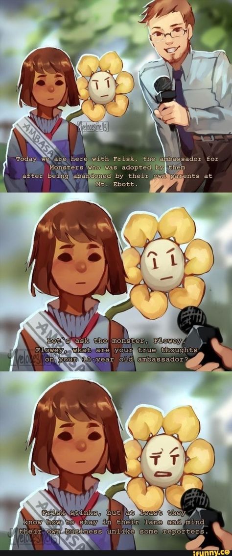 Frisk, uh...are you gonna move You, uh, you Undertale Golden Flowers, Underfell Frisk, Obey Hat, Frisk From Undertale, Frisk Fanart, Funny Undertale, Undertale Flowey, Undertale Frisk, Frisk Undertale