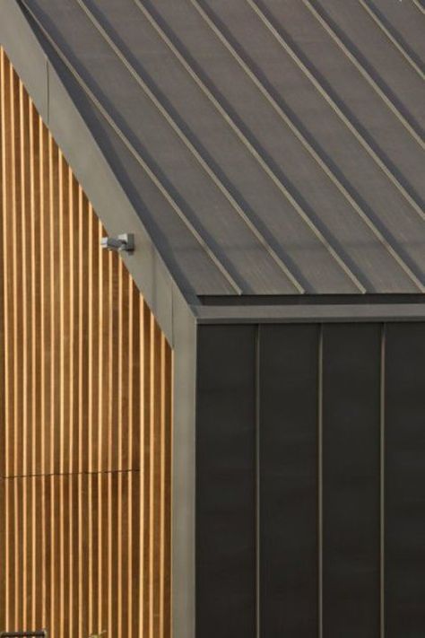 Zinc Cladding, Roof Cladding, Zinc Roof, Standing Seam Roof, Standing Seam Metal Roof, House Cladding, Metal Cladding, Standing Seam, Casa Exterior