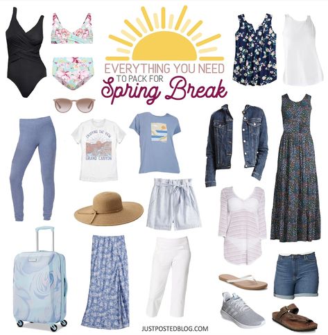 Everything you need from @kohls to pack for spring break #ad #kohls #kohlsfinds @ShopStyleCollective #justpostedblog #ShopStyle #shopthelook #MyShopStyle #OOTD #LooksChallenge #ContributingEditor #Lifestyle Lauren Conrad Outfits, Spring Family Pictures, Hardside Spinner Luggage, Petite Sweaters, Spring Family, Yellow Cardigan, Active Wear Pants, Petite Tops, What To Pack