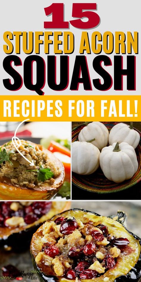 Rice And Squash Recipe, Stuffed Acorn Squash Recipes, Stuffed Squash Recipes, Acorn Squash Recipes Healthy, Acorn Squash Roasted, Sausage Stuffed Acorn Squash, Veggies And Rice, Recipes To Make For Dinner, Winter Squash Recipes