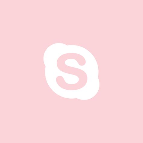 Skype Logo, Skype Icon, Baby Pink Wallpaper Iphone, Pink Ios, Kawaii App, App Store Icon, Pink Icons, Phone Icons, Summer Icon